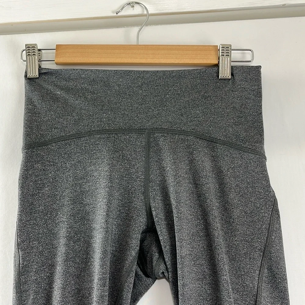 Lululemon Train Times 7/8 Pant in Heathered Black - Picture 3 of 8